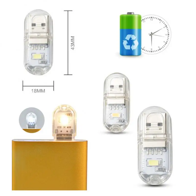 Mini Portable Usb Light For Laptop Book Reading Light Bright Mobile Power 3-8LEDs 3000-7000K Lamp For Power Bank PC Laptop led light night light book light mini led light