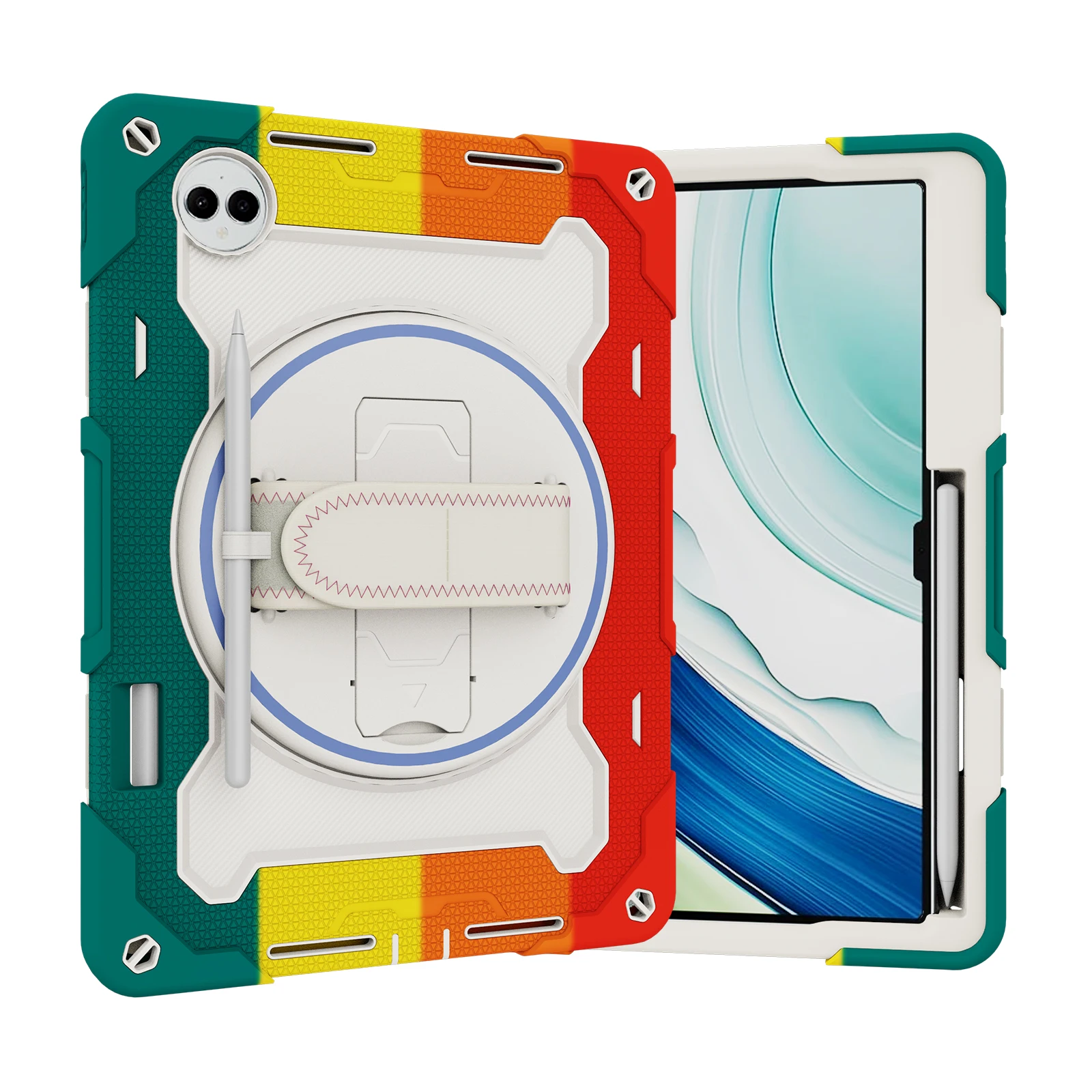 Heavy Duty Rugged Universal Case with 360° Rotating Kickstand