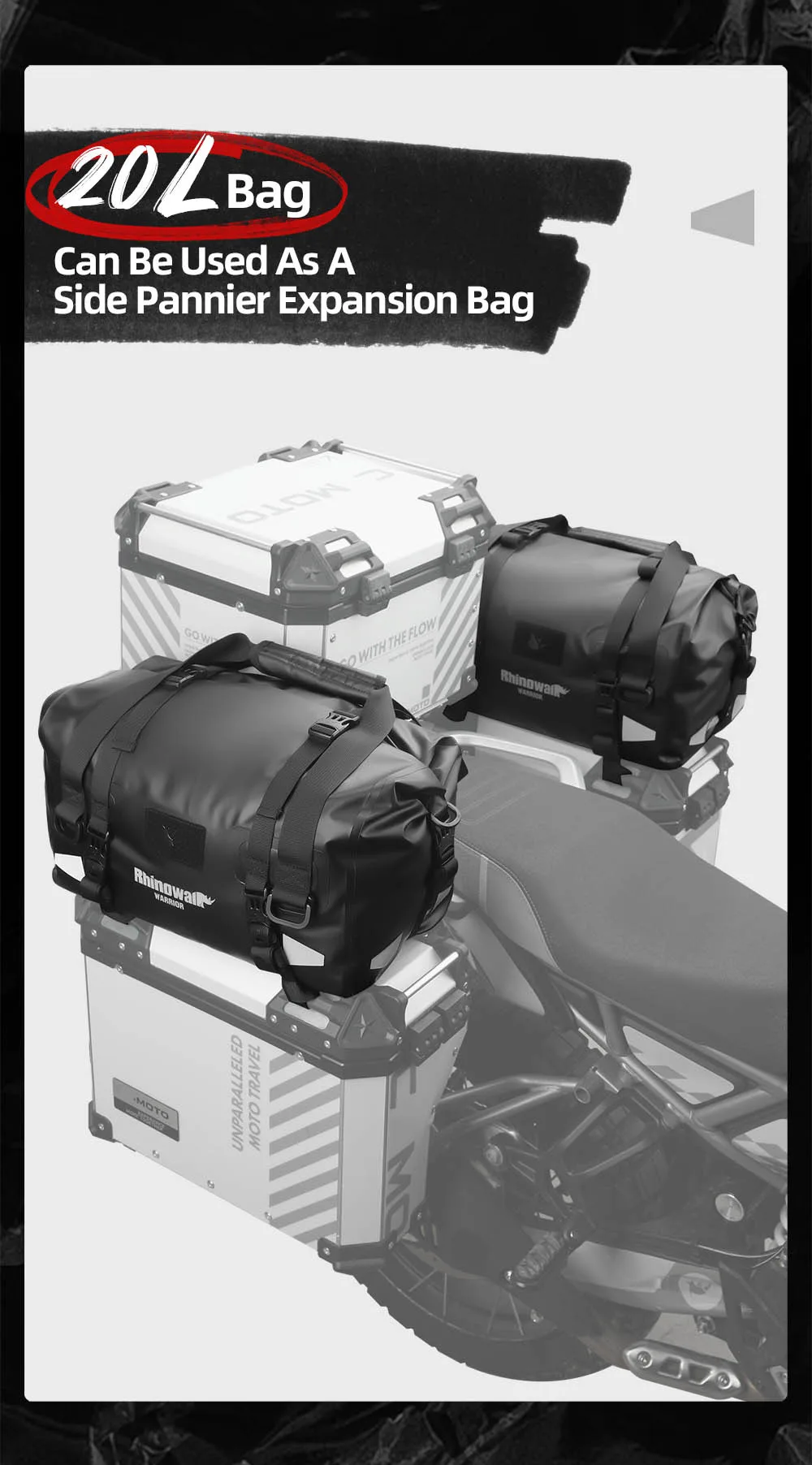 versatile saddle bag sizes