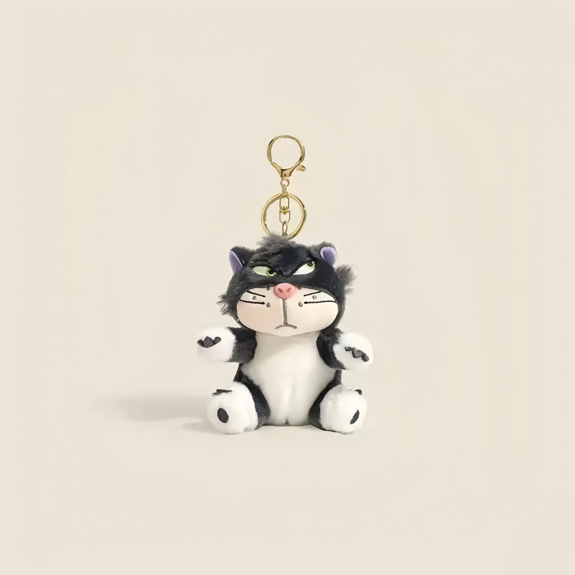 ميدالية "القط العبوس" المخملية - تعبيرات ساخرة وأل...