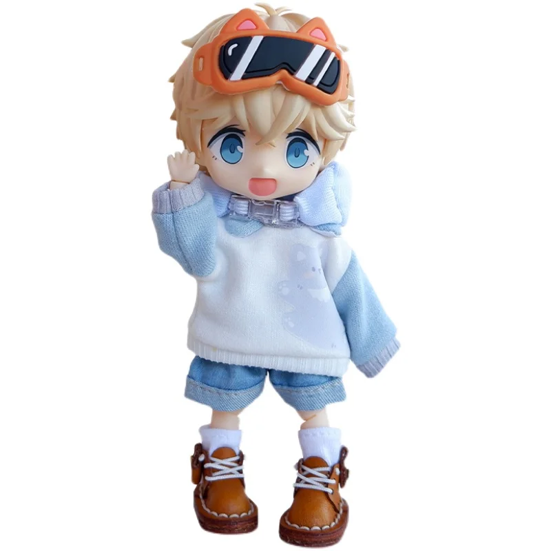 Ob11 Doll Clothes Cute Cat Coats Dolls Hoodies Sweatshirts With Cat Pattern For Obitsu11, Molly, Gsc Body, Ymy, 1/12bjd Doll 5
