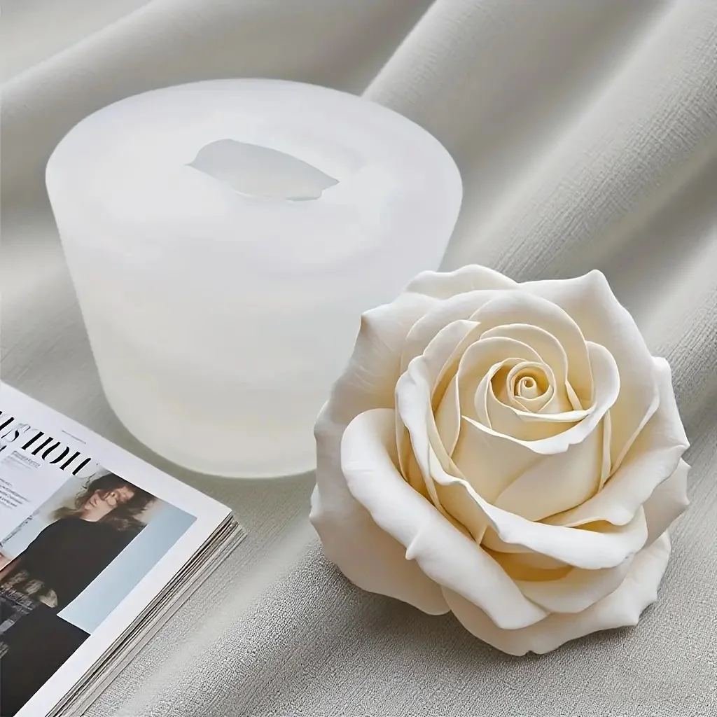 Silikonowa forma do tworzenia wypukłych motywów vintage flower