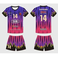 2024 Perugia Super Cup Ishikawa Yuki Same Volleyball Team Kit Set Short Sleeve Sleeveless Quick Drying Breathable Children's Set 1