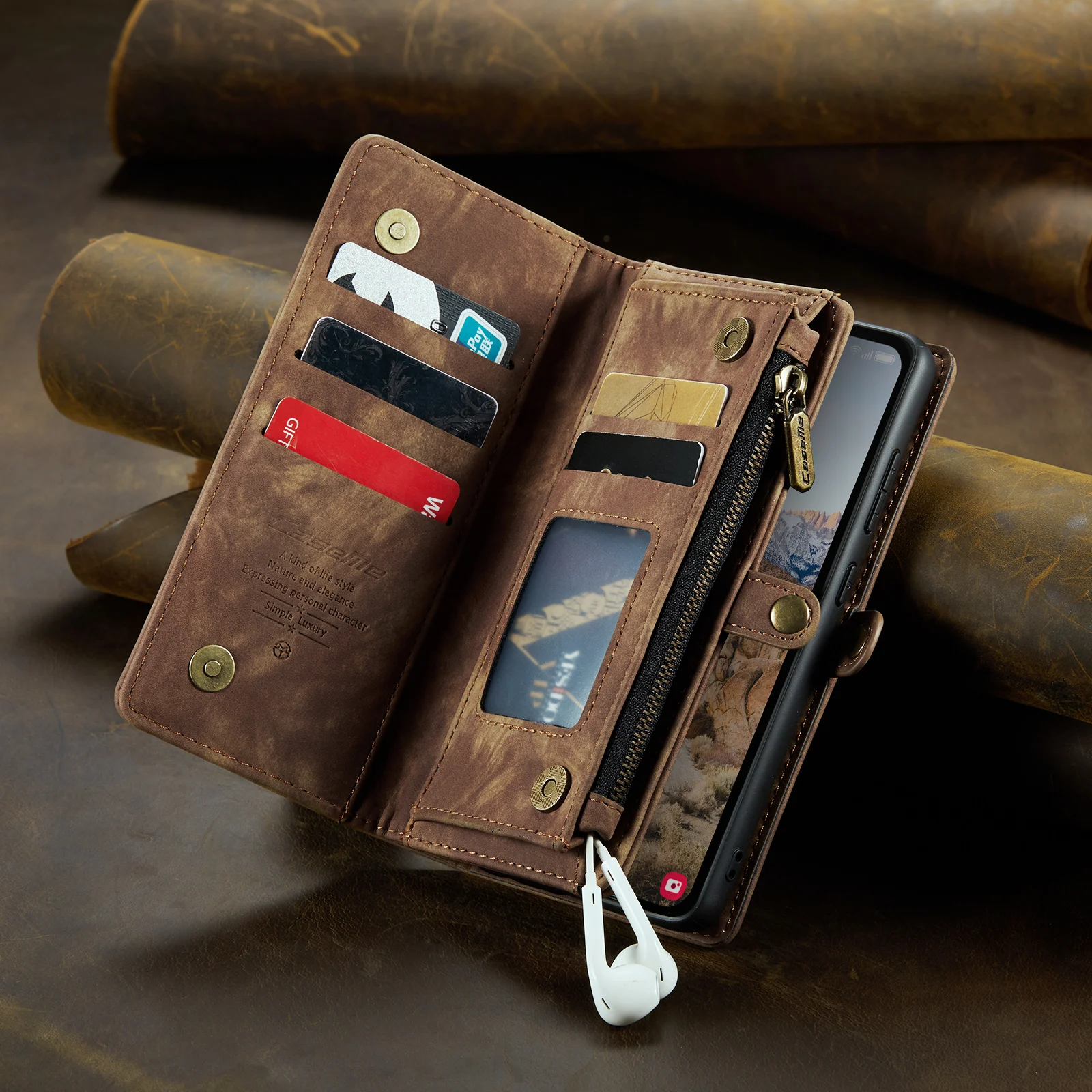 Detachable Wallet Flip Leather Phone Case For Samsung Galaxy A72 A71 A70 A54 A53 A52 A51 A34 A33 A32 A50 A30 S A20 A14 A13 A12