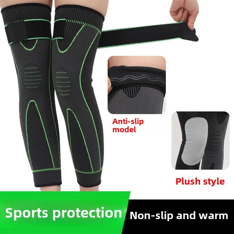 thumbnail image 2 of Rodilleras deportivas engrosadas y extendidas para invierno, para correr, andar en bicicleta, equipo de protección para hombres, mujeres y personas mayores, herramienta cálida, 2 of 5