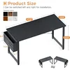 Computer Desk Large Office Desk, 48 Inch Writing Desk with Storage, Modern PC Desk Work Table 3