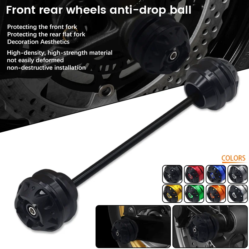 

Motorcycle Front Axle Fork Crash Sliders Cap Wheel Protector Kit For BMW K1600GT K1600GTL K1600B K 1600 GT GTL K1600 GT/GTL/B