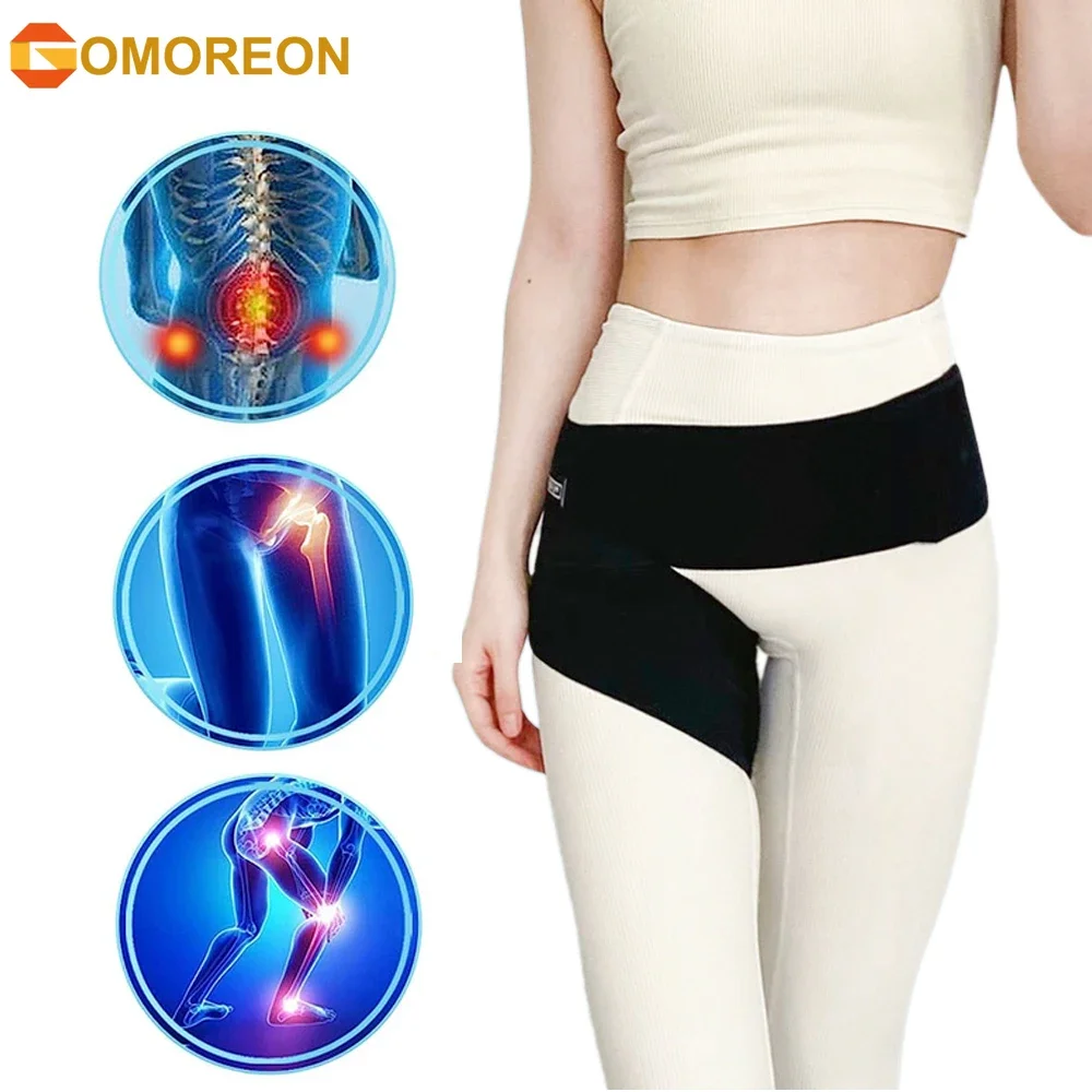 

1Pcs Adjustable Thigh Brace Support Hip Brace Muscle Strain Prevention Belt Sports Protector Stabilizer for Groin Hip Flexor