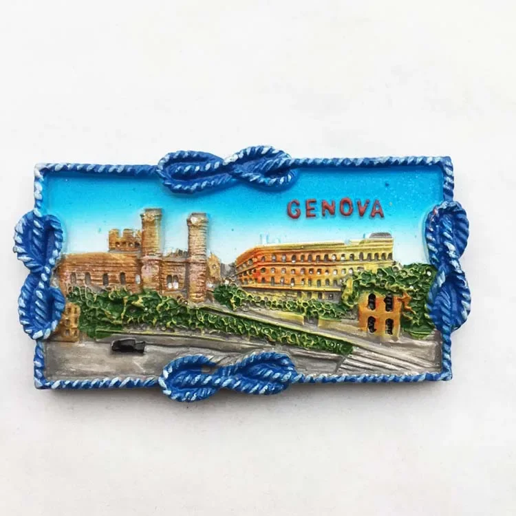 Magnete Frigorifero Siena Italia - Souvenir 3D In Resina 8x5,5cm