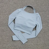 Hanging Neck Yoga Suit Slimming Sports Workout Women Sexy Outdoor Tennis Tops Underwear - Image 2