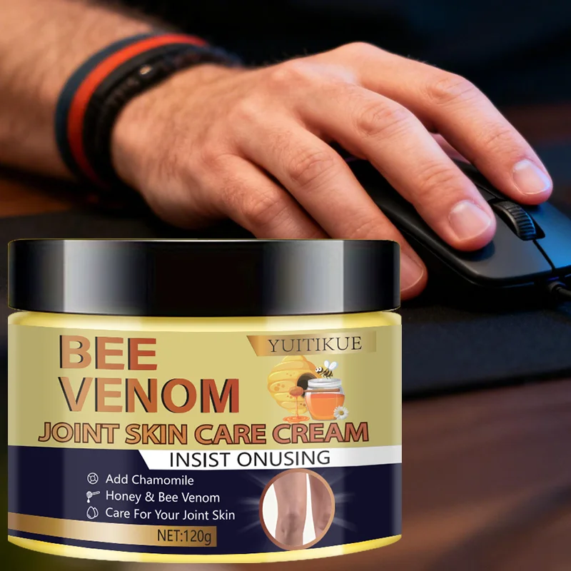 Bee Venom Cream for Joint and Muscles Soothing Leg skin Reduce ltchinessStrengthen Barrier Moisturizing Knee Body Massage Cream