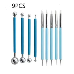 Creative Artistry Sculpting Tool Set for Clay and Pottery Crafting (9pcs)