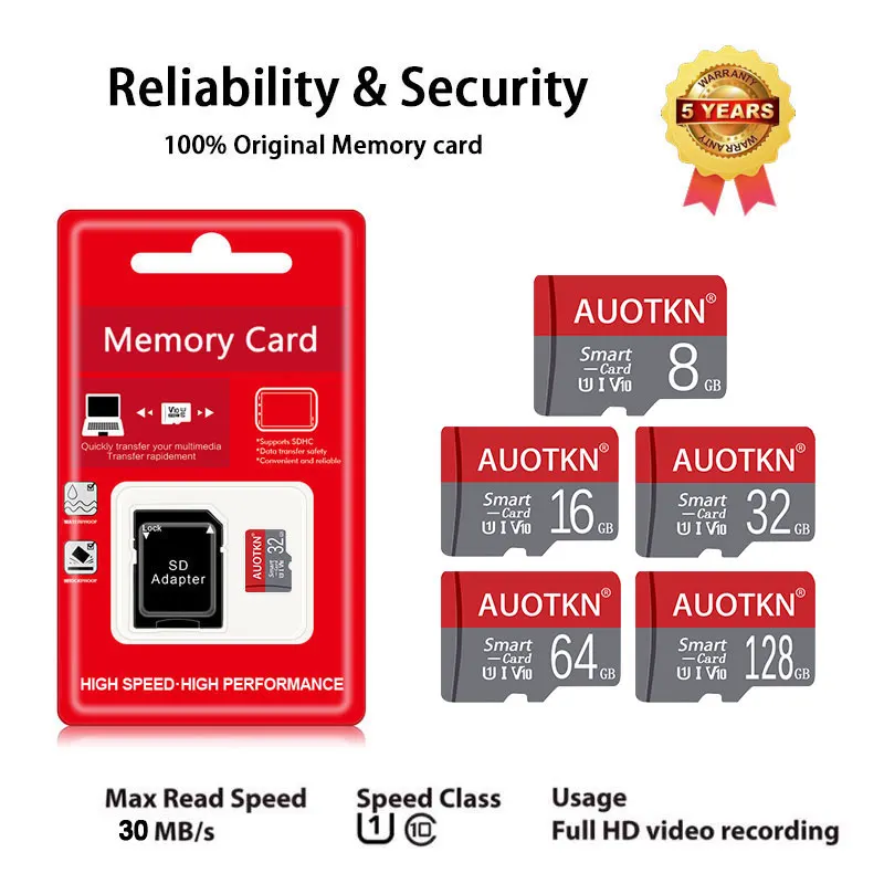 C10 Ultra Micro Tf Sd Card 128/256/512Gb Mini Sd Flash Card Class10 Memory Card 8Gb 16Gb 32Gb Tf Card Dropshipping Per Telefono