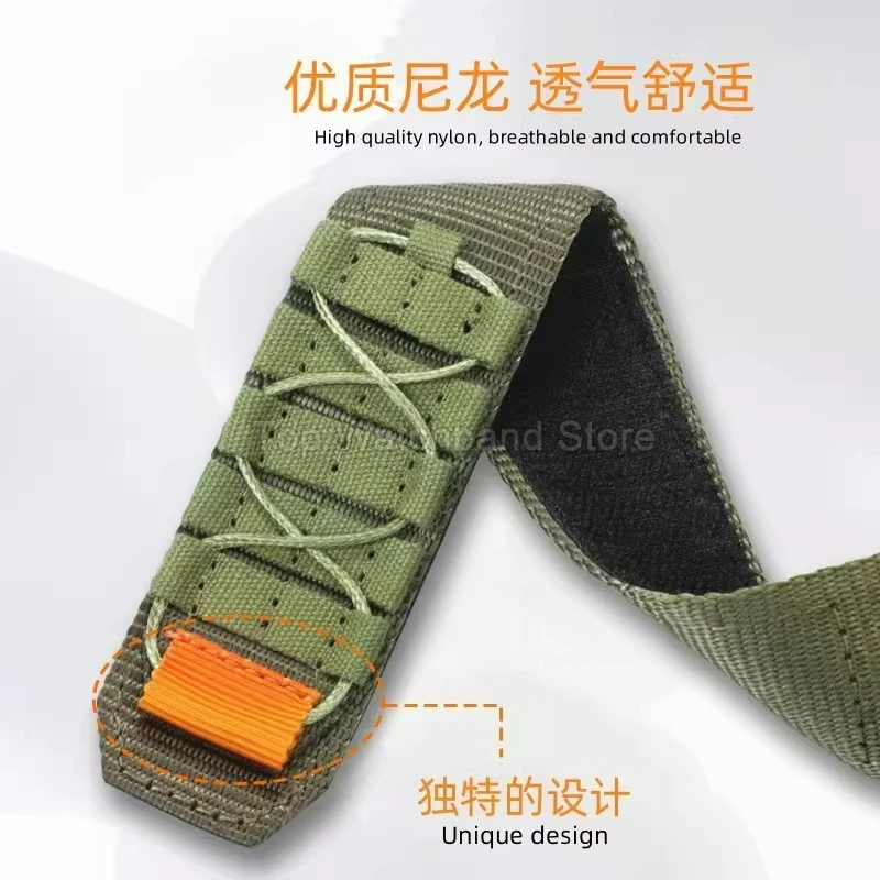 COROS Outdoor Adventure Sweatproof Breathable Nylon Watch Strap with Velcro Quick Release