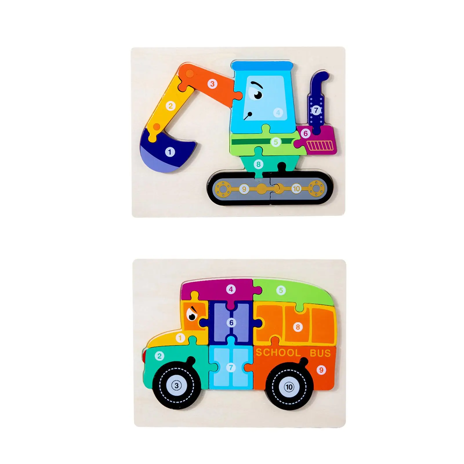 

Деревянная игрушка-пазл, подарок на день рождения, Интерактивная развивающая игрушка Монтессори с распознаванием цветов и пониманием форм