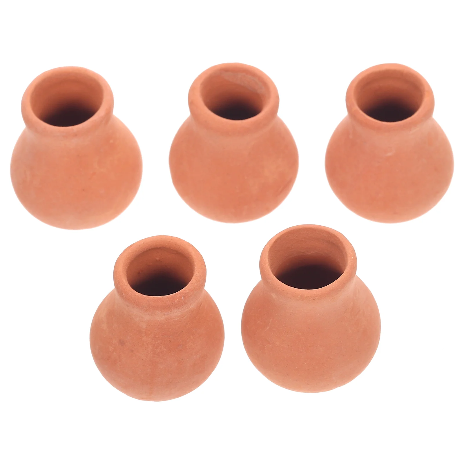 

5 Pcs Plant Pot House Flower Indoor Pots Cactus Decorations Ceramics Miniature
