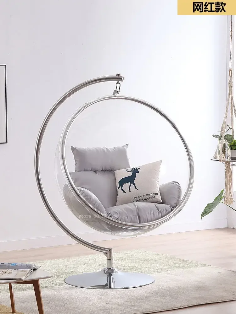 

Bubble Chair Transparent Glider Single Cradle Chairs Indoor Balcony Lazy Hanging Basket Swing Rocking Chair Outdoor Egg Chairs