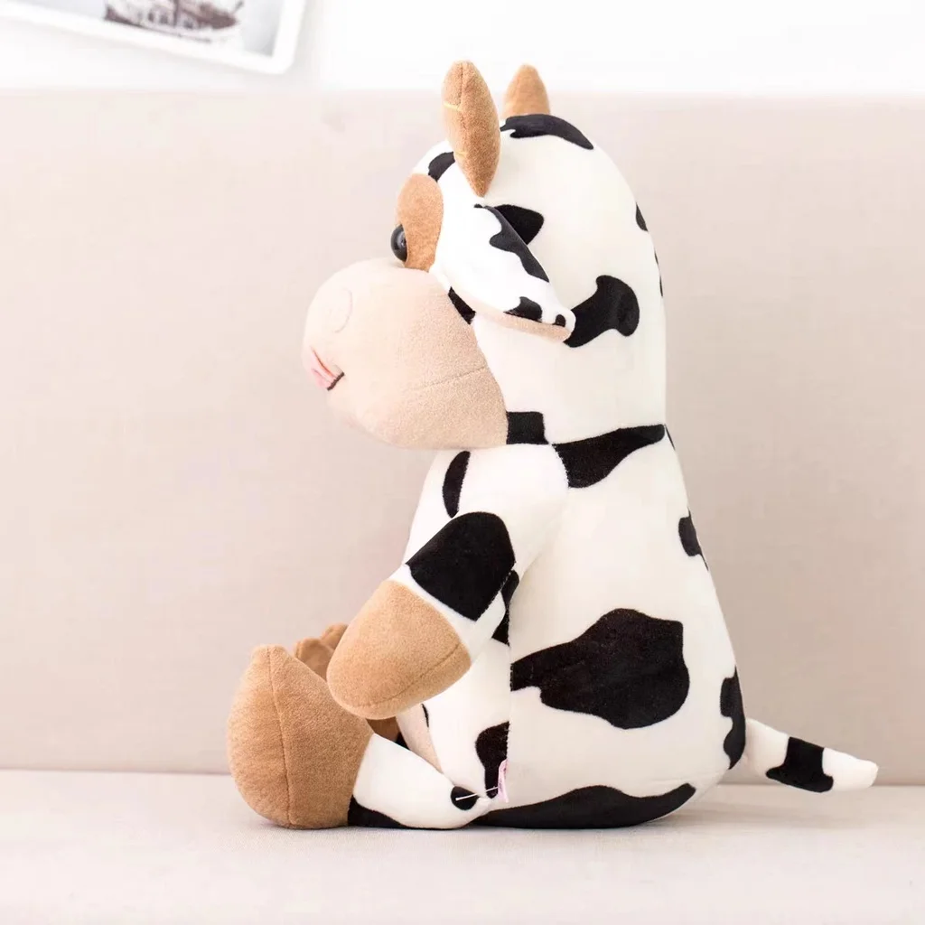 25-35cm Children's Plush Toy Cow Doll Soft PP Cotton Stuffed Animal Cartoon Birthday Gift children plush toy
