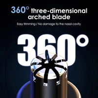 Electric Nose Hair Trimmer Portable Rechargeable Nose Hair Trimmer For Men Shaving Face Care Ear Nose Shaver Hair Removal Razor 2