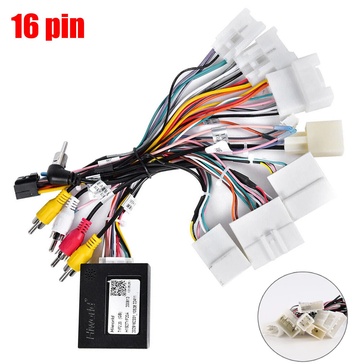 For Toyota Car Stereo Radio Power Harness Cable Wire Adapter Support For Jbl Amp Car Radio Cable