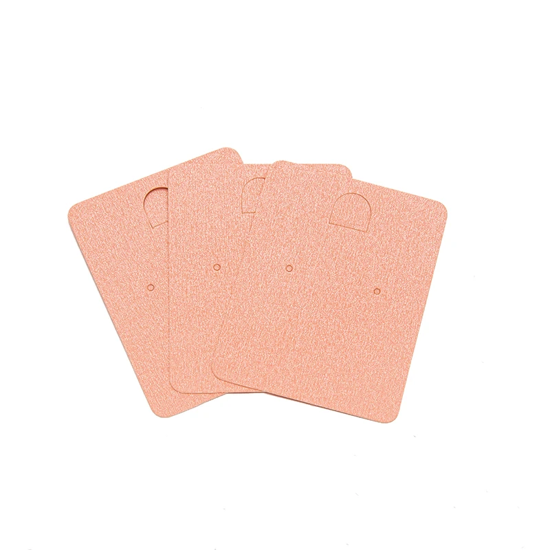 50 Pack Cardboard Earring Display Cards for Jewelry