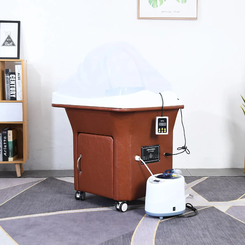 

Новый инструмент для обработки головы с водным циклом, аппарат для фумигации шампуня, спа, уход за головами, спа, салон красоты, Парикмахерская, можно перемещать.