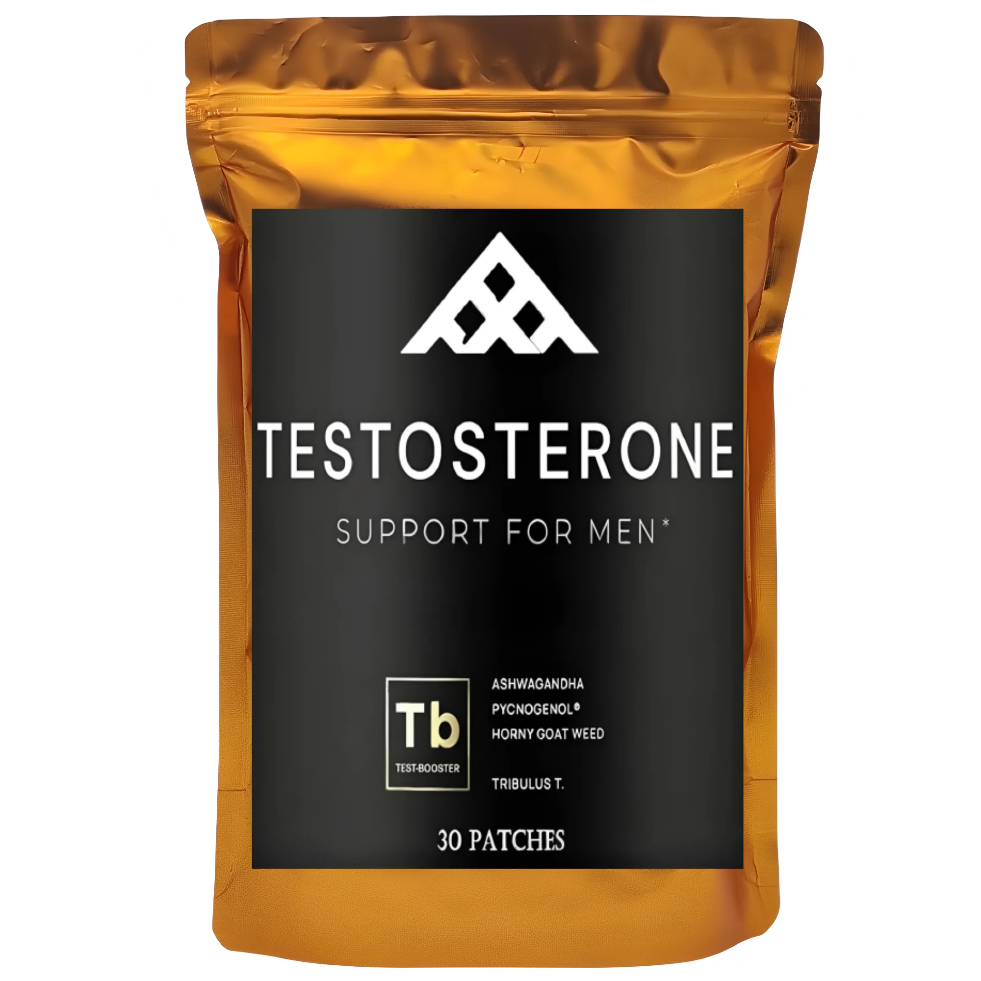 30 Patches Testosterone Booster for Men with Horny Goat Weed, Maca Root Transdermal Patches Energy Stamina Strength