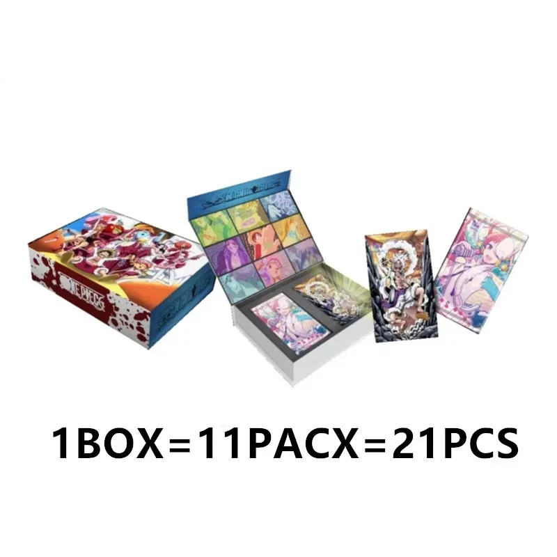 원피스 컬렉션 카드 박스 부스터 팩, 애니메이션 루피 조로 나미 다지기 TCG 게임 플레잉 게임 카드