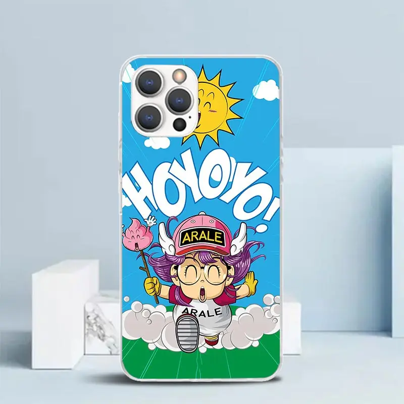 Dr Slump Arale Anime TPU Phone Case with Air Soft Cover