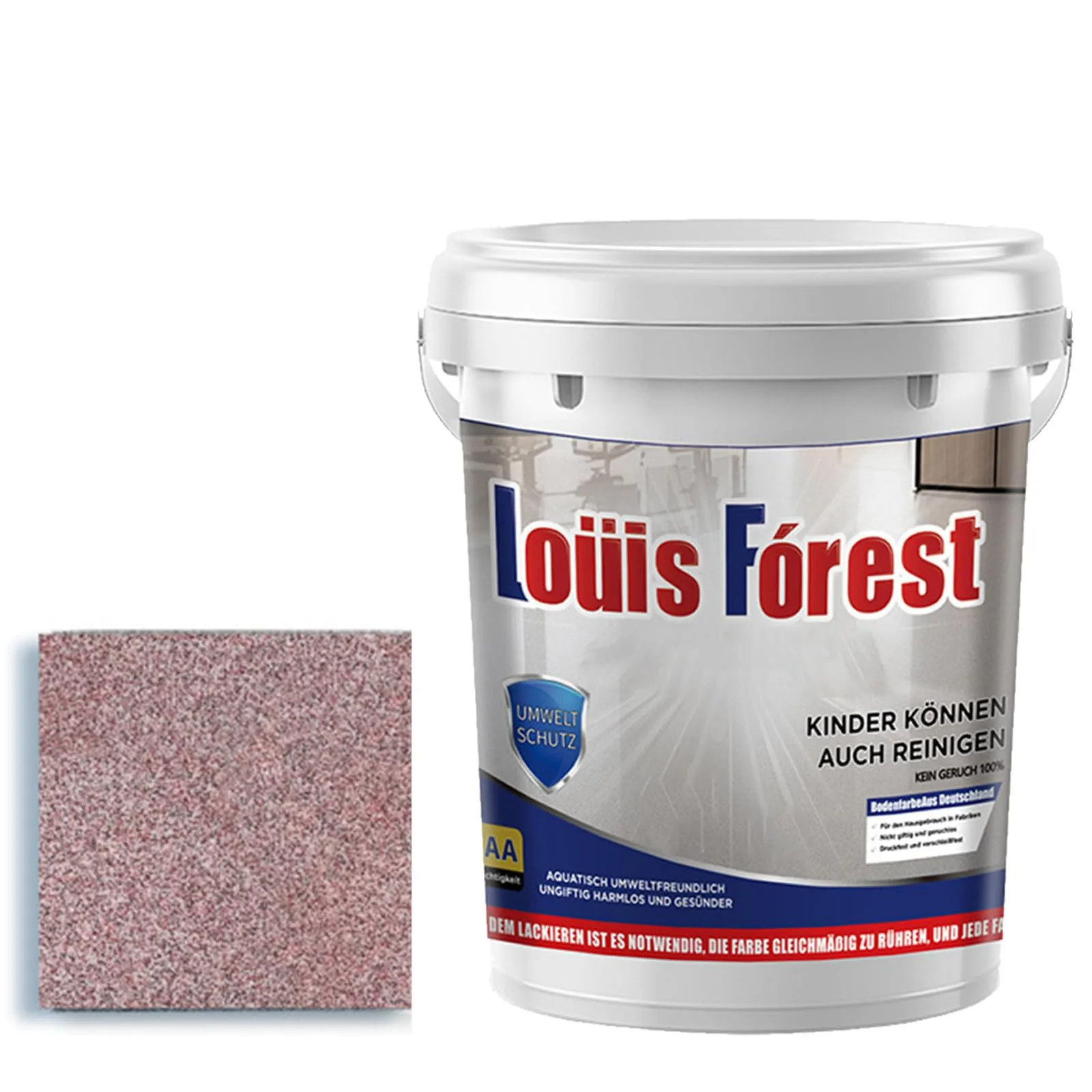 צבע רצפה עמיד במים אפוקסי צבע גראז' מבוסס מים לחוץ יער עמיד בשטיפה אנטי-החלקה צבע ברק גבוה אפקט מרמר