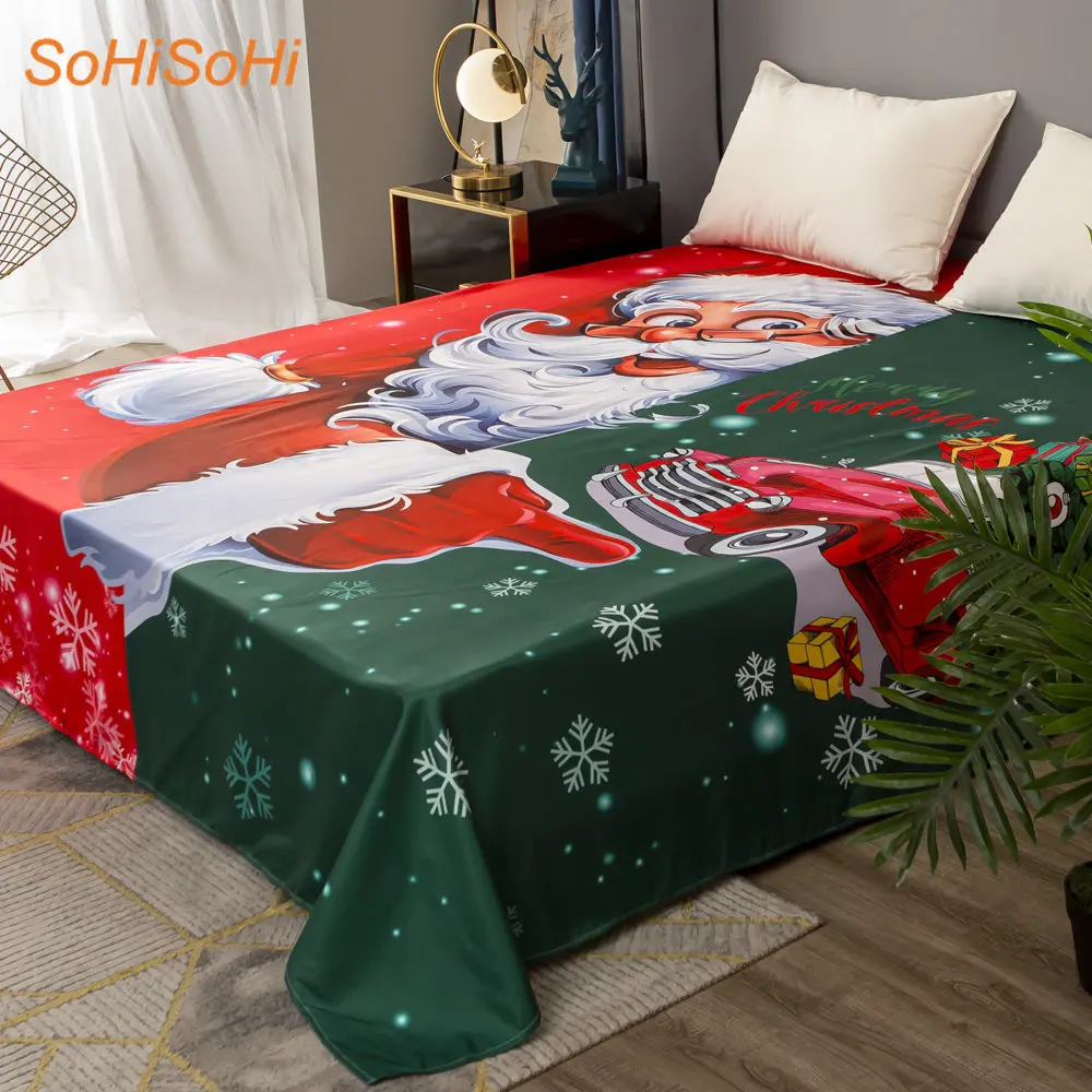 100% Cotton Customized LOGO Photo Cartoon Flat Sheet Soft Cartoon Anime Bed Sheet for Queen King Size Adult Kids Gift Bed Cover 3