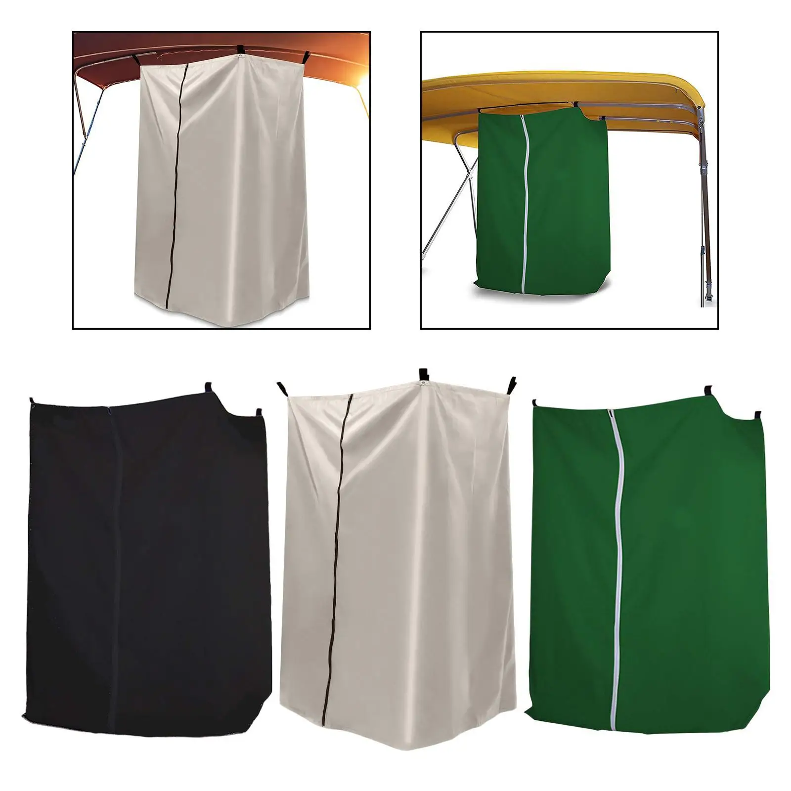 Tenda Fasciatoio Portatile Per Barche E Spiaggia – Tessuto Oxford 210D Rivestito In Argento, Montaggio Pop-up, Altezza Regolabile 183 Cm, Per Privacy E Cambio All'aperto
