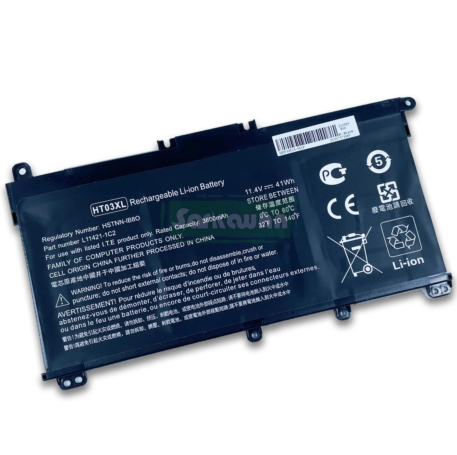 Bateria do Portátil de Sarkawnn Células Ht03xl para hp 250 g7 255 15-cs 17-by - Imagem 3