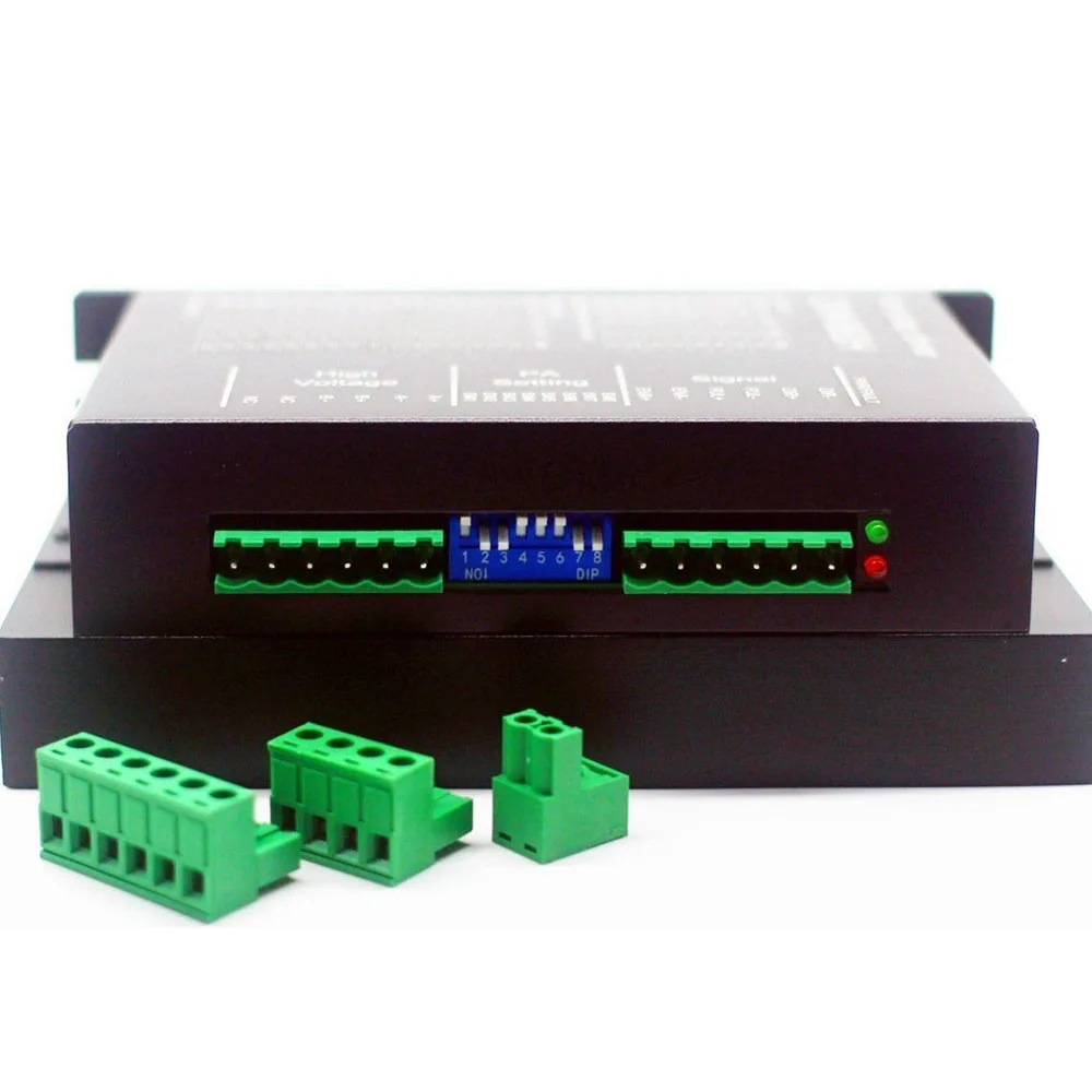 팬이 있는 입력 스테퍼 모터 컨트롤러 AC18V-80V/DC24V-110V MA860H DSP 디지털 57/86 스테퍼 모터 드라이버 400-51200 세분화