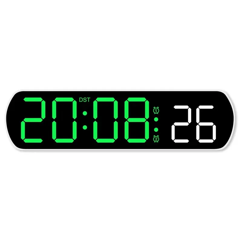 Voice Activated LED Multifunction Digital Alarm Clock with Temperature & Date Display