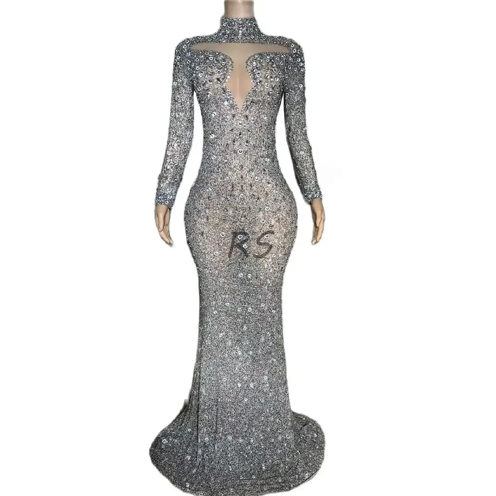 Chic Champagne Prom Dress Strapless A-Line Evening Dress Chiffon Rhinstones Sleeveless Birthday Dress DP05070