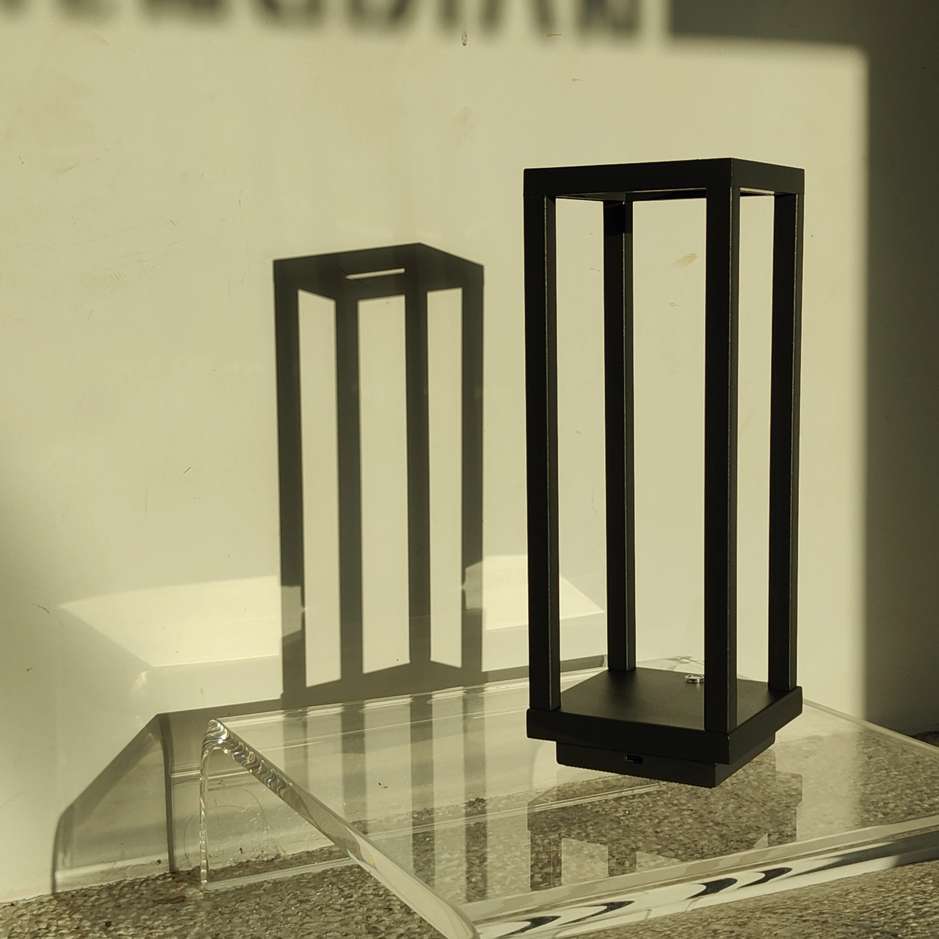 현대 유럽 디자인 호텔 장식 LED 테이블, 레베카 레스토랑 충전식 테이블 램프