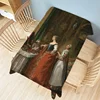 Ancient European Royal Court Lady Duchess Woman Water Resistant Cotton Linen Tablecloth Home Decoration Wall Tapestry Desk Cover 5