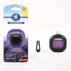 Auto Air Outlet Aromatherapy Clip with Essential Oil - Car Interior Freshener and Odor Eliminator (Lavender)