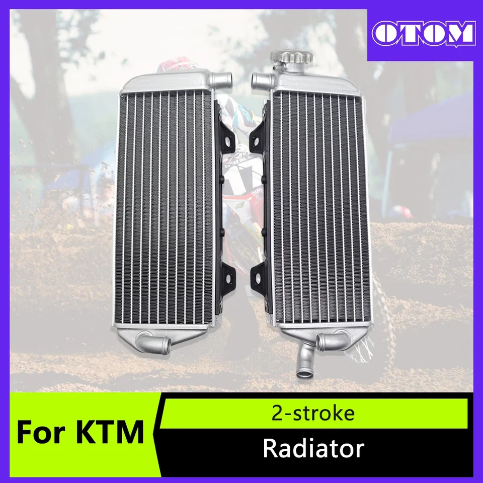 KTM アルミ製ラジエーター 社外　新品 OTOM 新アルミモトラジエーター 2019-2023 KTM 125/150/250/300