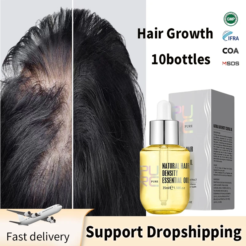 

Мощная Сыворотка для роста волос PURC, средство против выпадения волос для мужчин, t-образная эссенция, восстановление и питание волос, корни волос для мужчин, женщин и мужчин