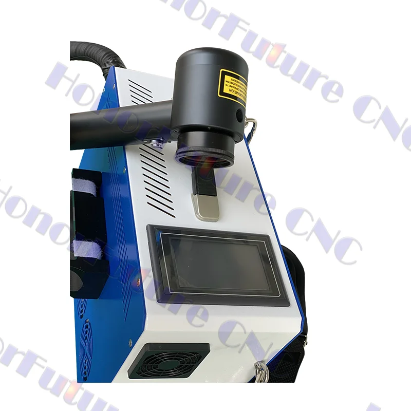 Portable Pulse Laser Cleaner Metal Rust Surface Paint Mini Laser Cleaning 100w Backpack Laser Cleaning Machine 4
