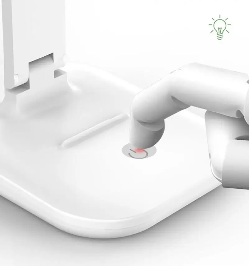 접이식 테이블 램프, USB 터치 조도 조절 야간 조명, 학생 기숙사 독서 눈 보호 침실 LED USB 충전 데스크 램프