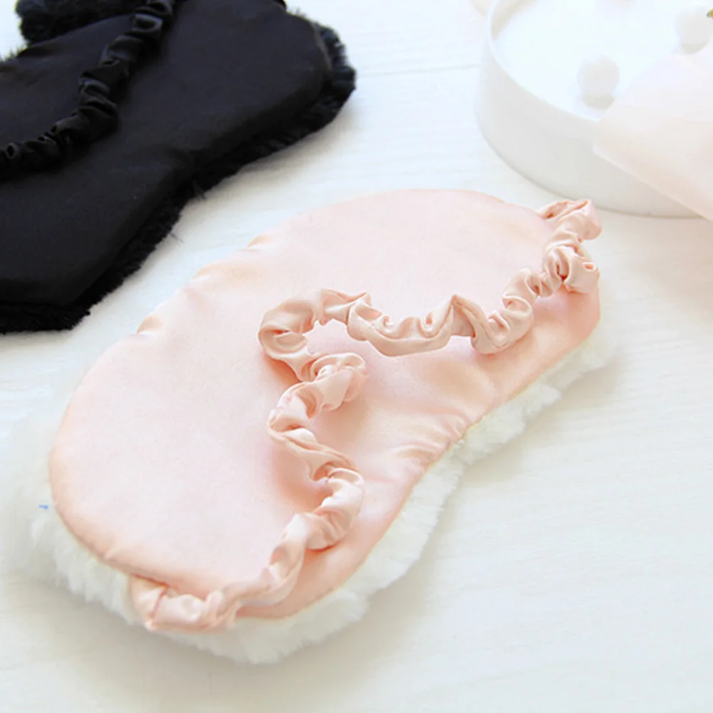 Lightweight Eye Mask Sleep Patch Cute Animal Blindfold Cartoon Dog Plush Rabbit 5