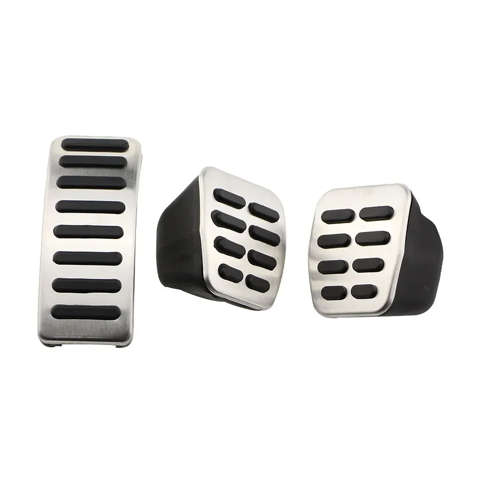 Stainless Steel Gas Brake Pedal MT/AT Pedals Cover for Seat Ibiza 6K 6L 6J Arosa Cordoba 6K 6L Leon Toledo 1M car accessories,car pedals,pedal cover,stainless steel pedal cover,racing pedals