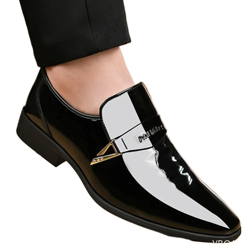 2026 أحذية رسمية عصرية للرجال للمكتب مقاس كبير أحذية زفاف رجالية مريحة ومتعددة الوظائف منخفضة القطع يوميًا