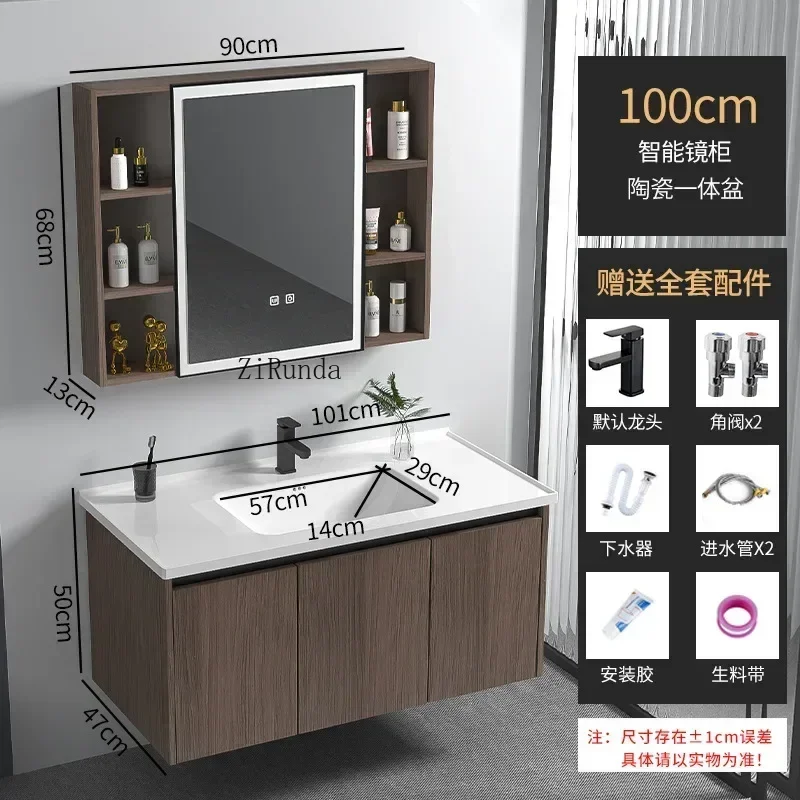 space-saving cabinet, vanity washbasin set, light mirror, makeup furniture, decorative items, modern toys, etc.