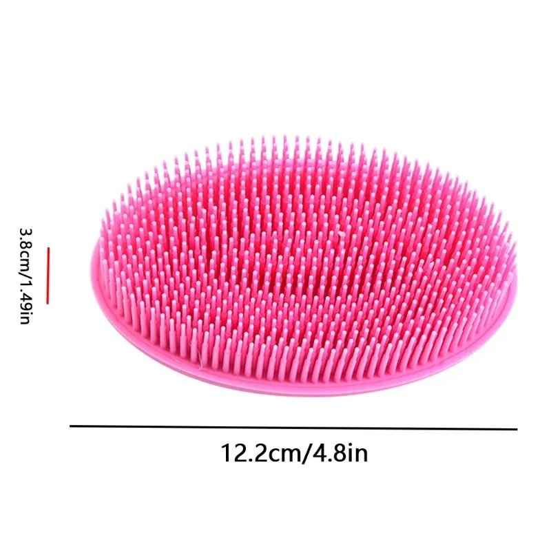 Soft Silicone Body Brush Wash Bath Shower Exfoliating Skin Fit For Baby Bath Shampoo Facial Massage Brush Supplies exfoliating shower brush,bath brush,exfoliating scrubber,exfoliating shower scrubber,exfoliating bath brush