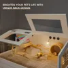 Hamster Cage with Storage Cabinet, Guinea Pig Cage for Small Animals, Large Hamster Cage and Habitat with Easy View Acrylic 4