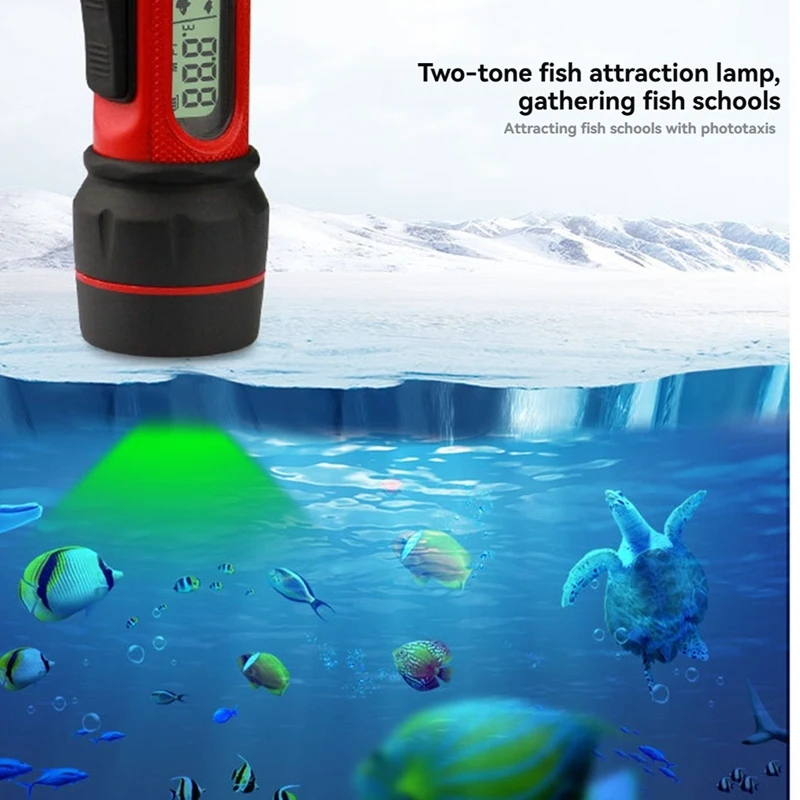 Y49A F12-Wireless-Fish-Finder-Echo-Sounder-90M-Depth-Portable-Waterproof-Sonar-For-Winter-Ice-Fishing